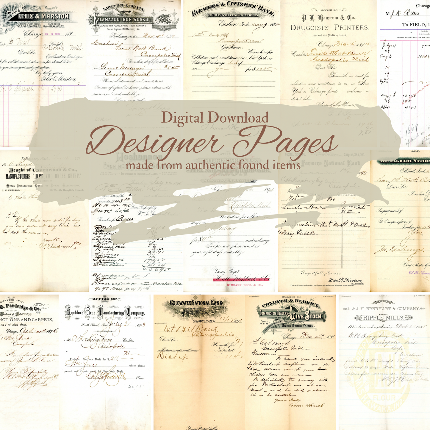 Invoice Headers- Digital Download