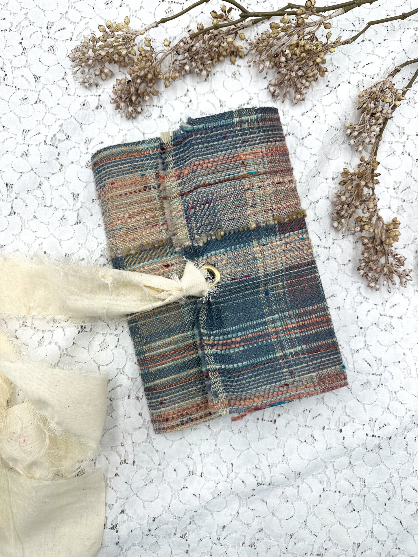 Journal Cover- Handmade with Vintage Fabrics