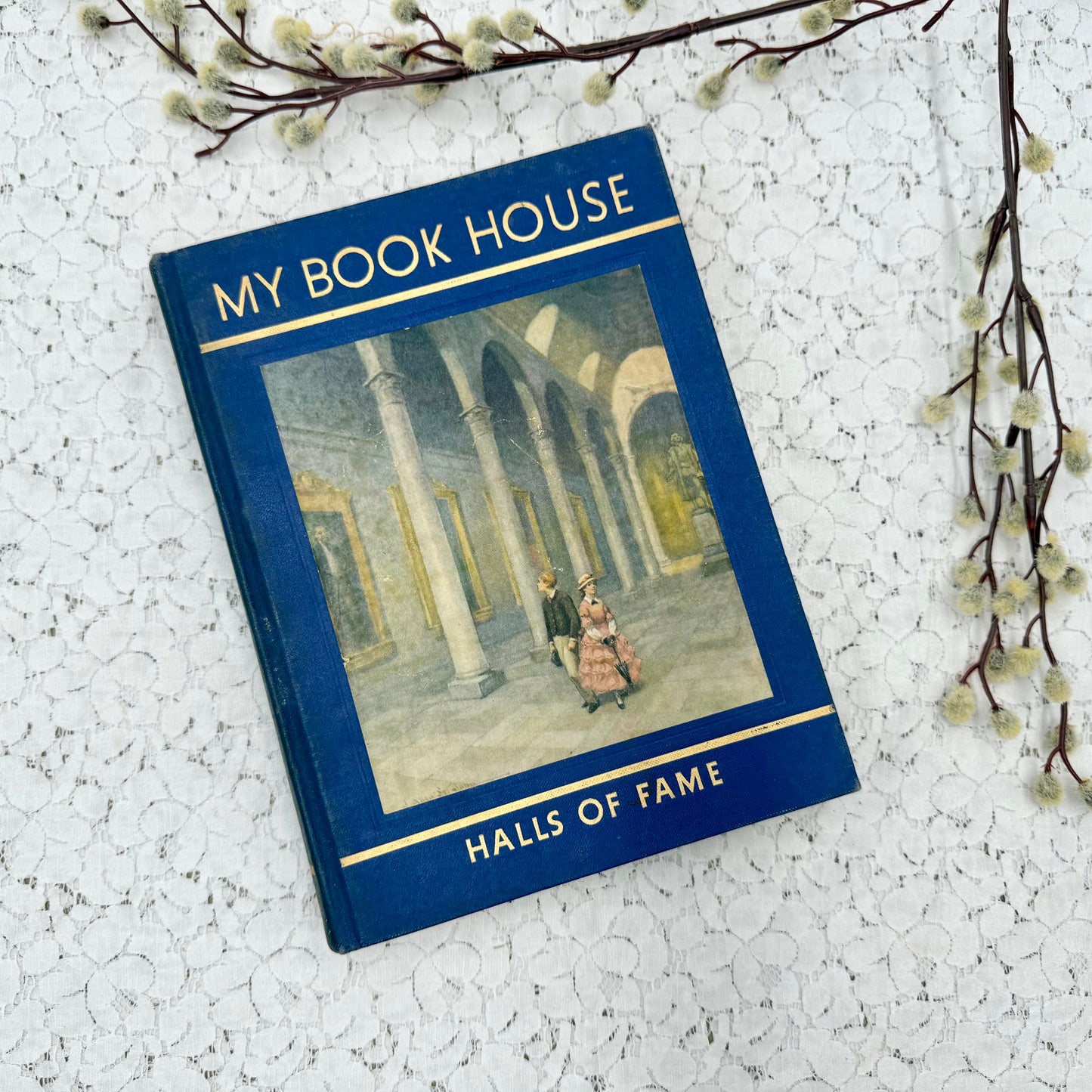 Vintage Bookhouse with Illustrations