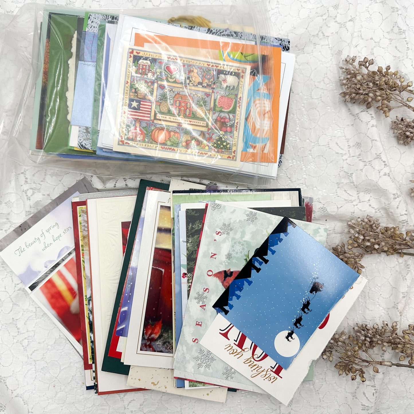 Vintage Greeting Card Set