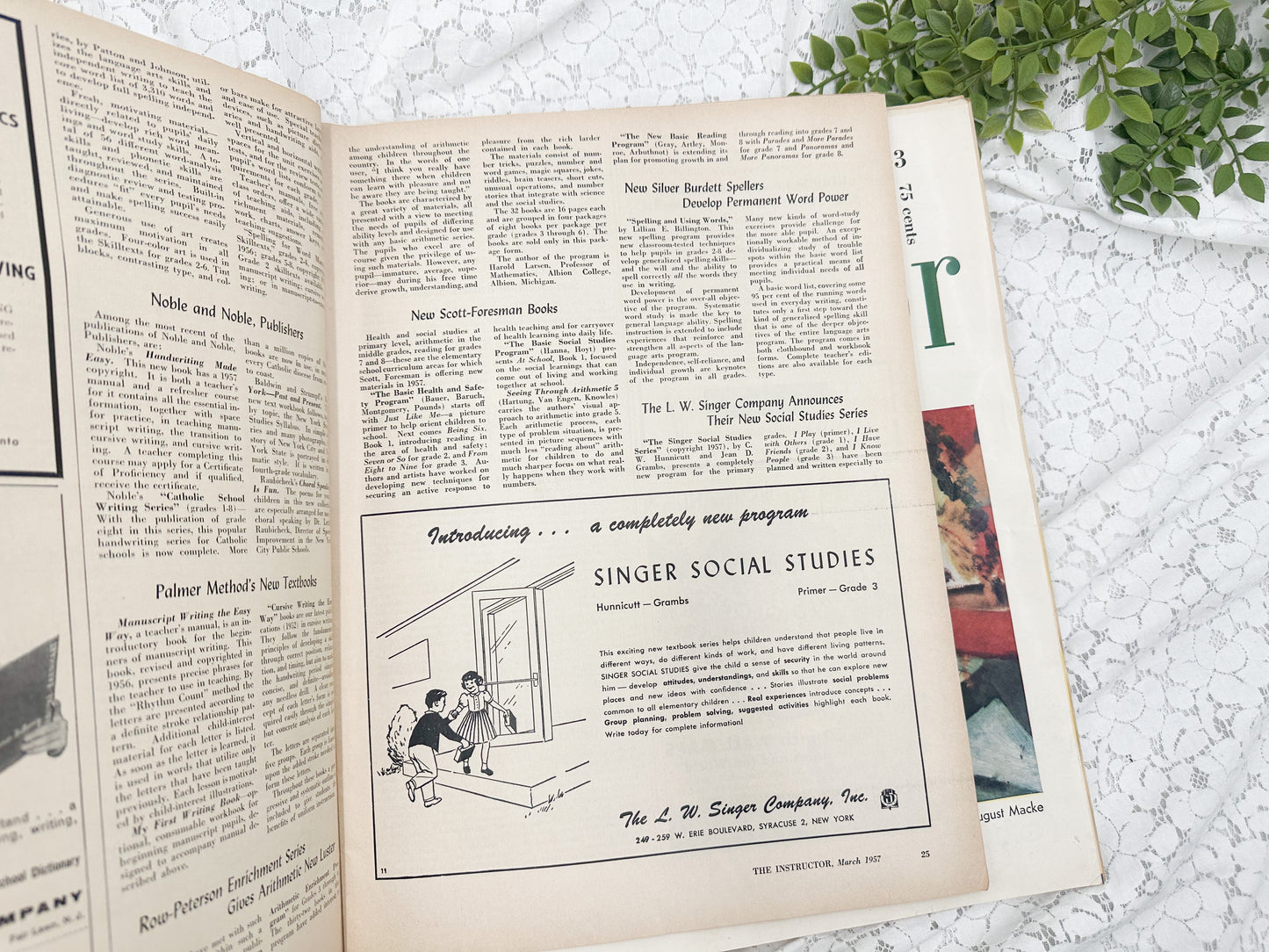 Vintage Instructor Magazines (Set of 2)