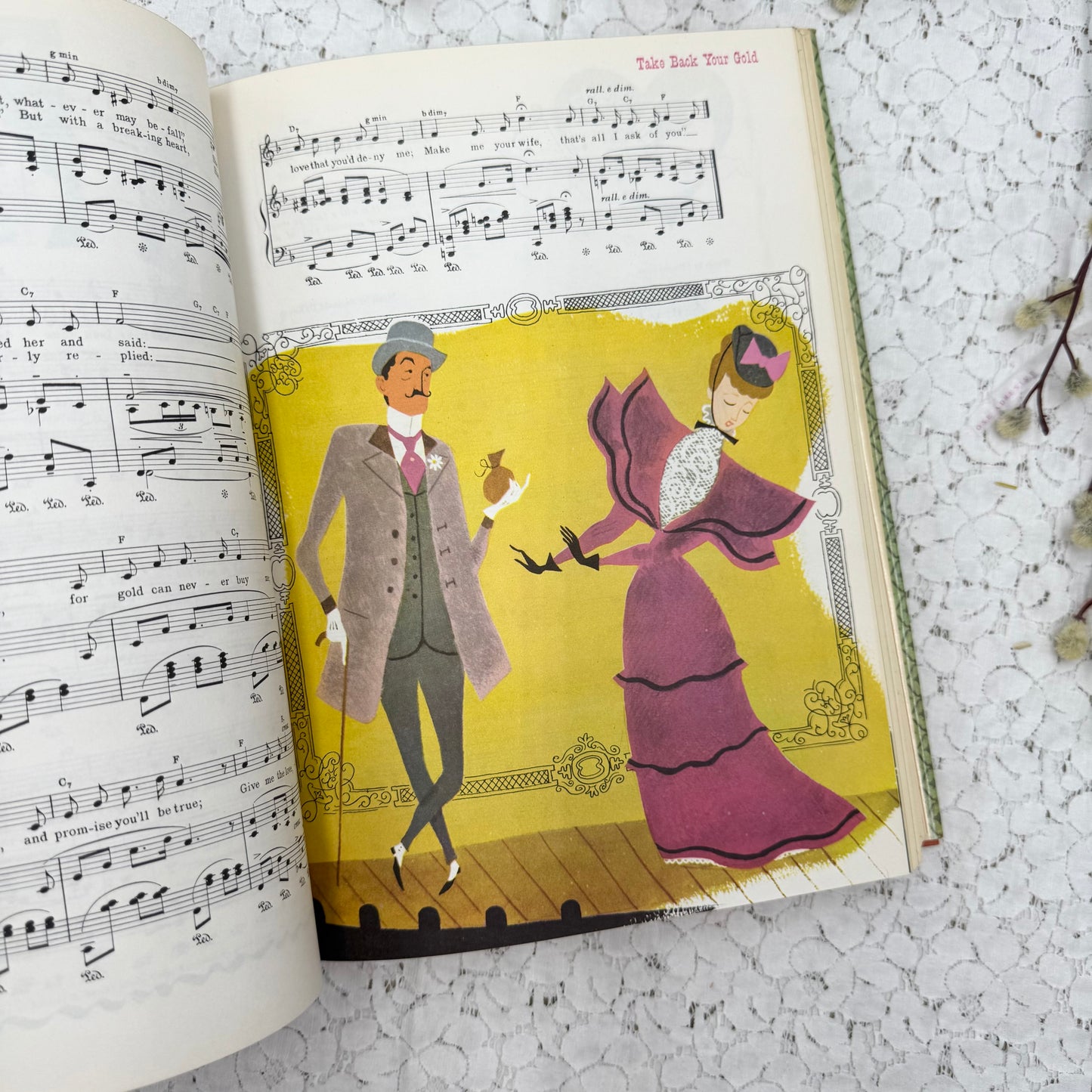 Fireside Music Book with Illustrations