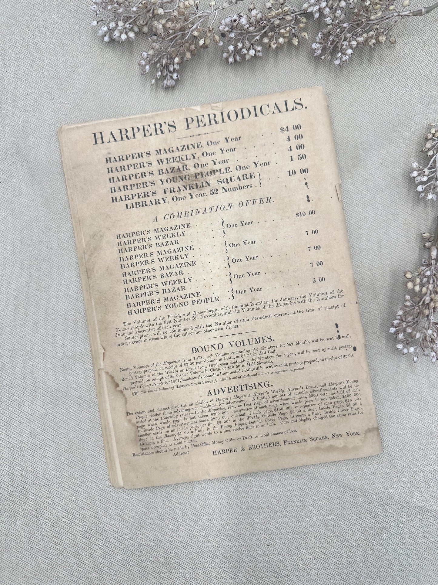 Harper's Franklin Square Magazine
