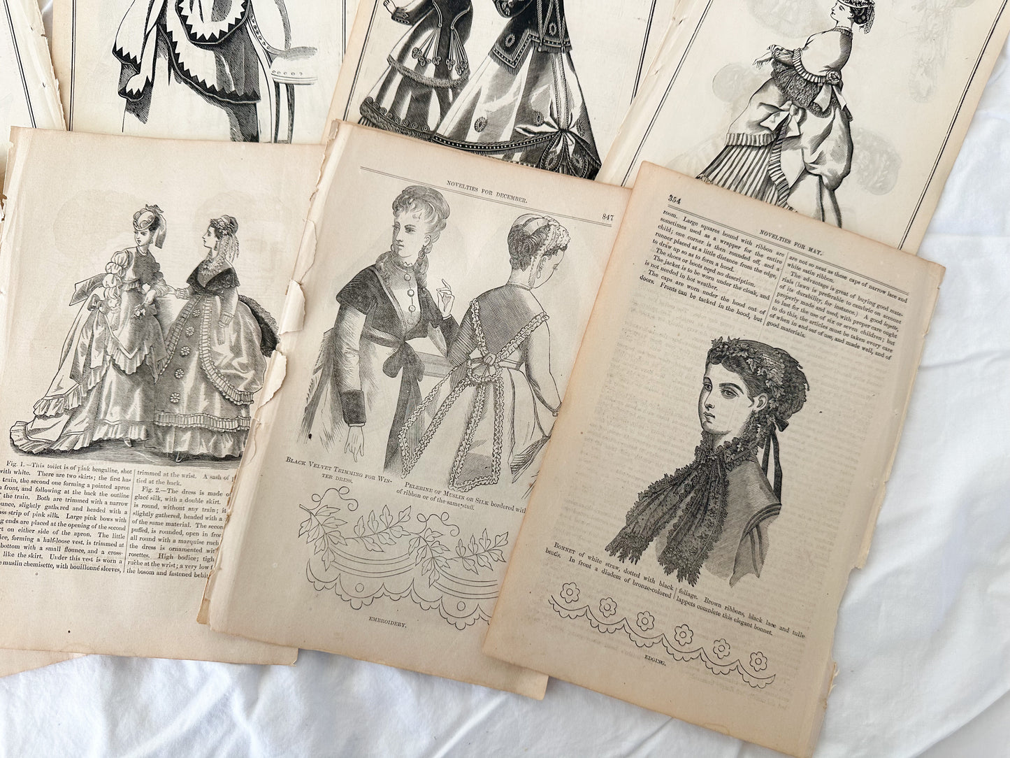Vintage Fashion Print Set