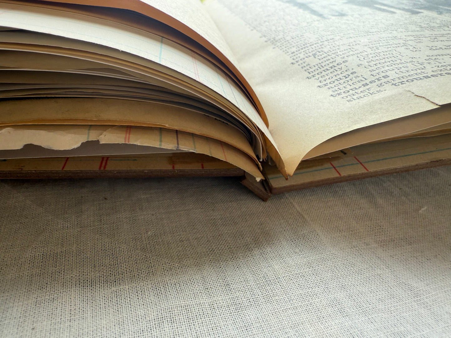 Vintage Mixed Media Journal- 9x12 inches
