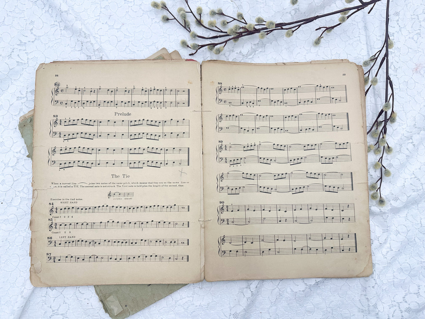 Vintage Music Book Set