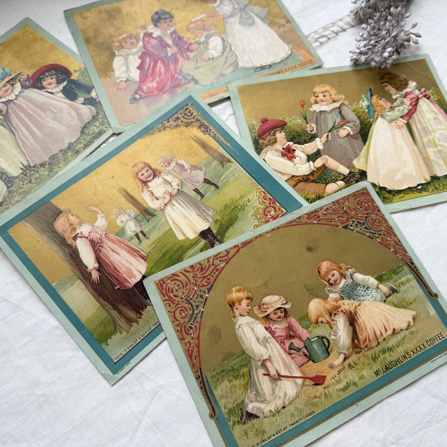 Vintage Trading Card Set