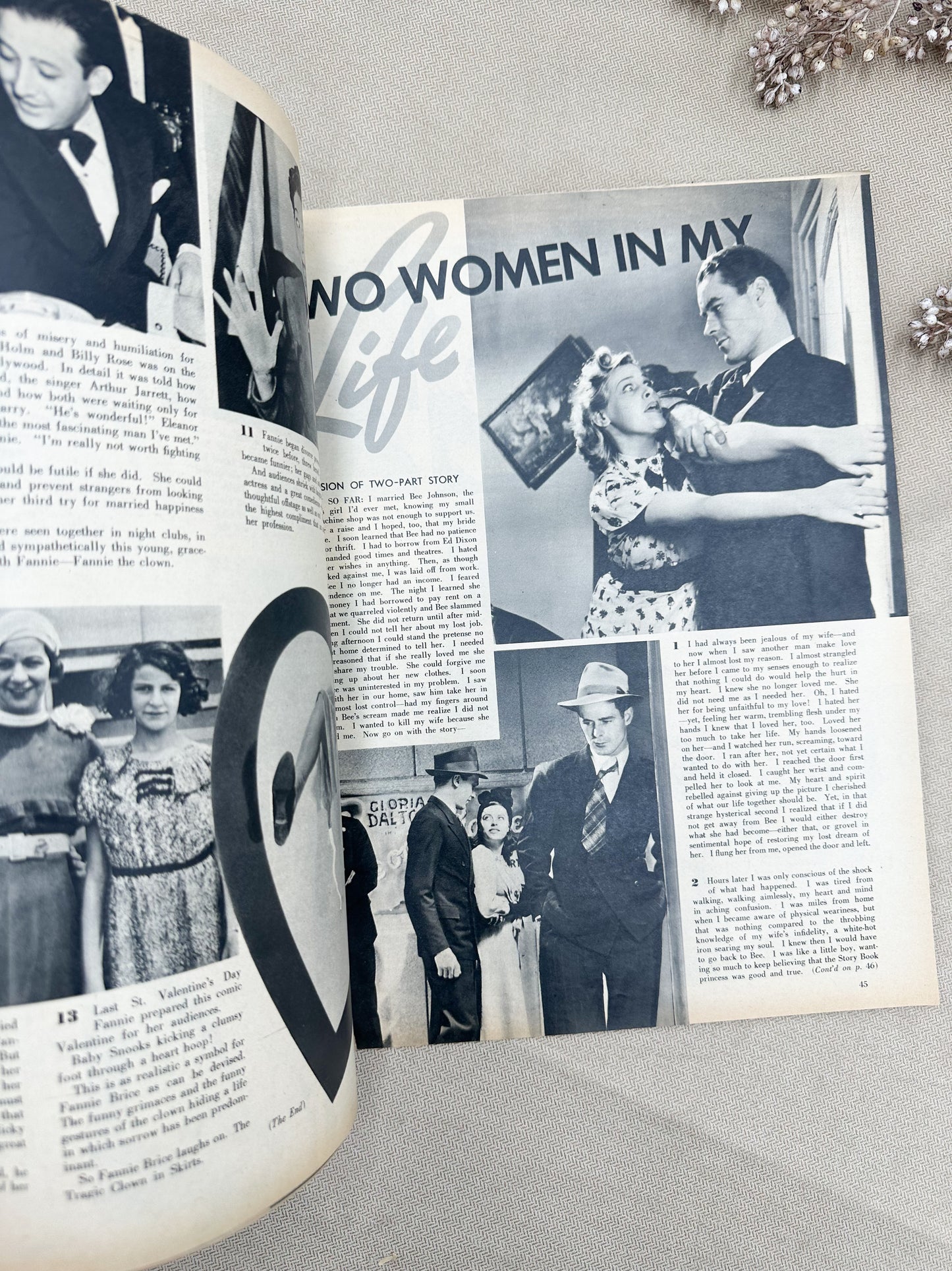Vintage Magazine- Pictorial Stories