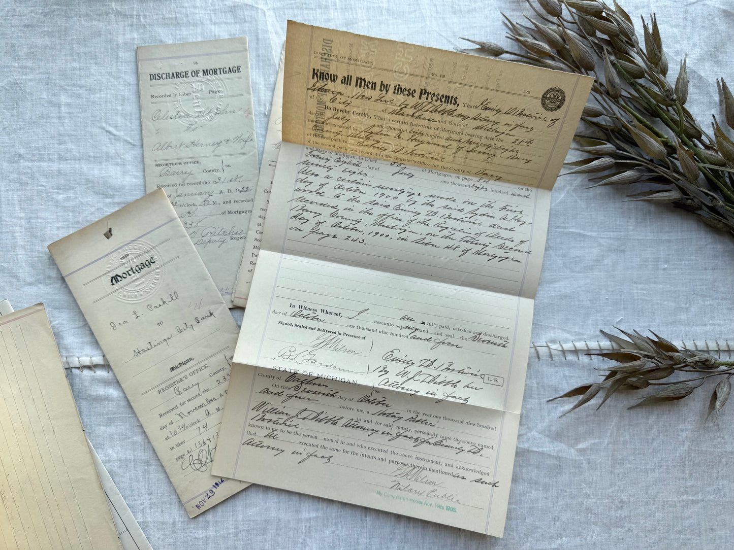 Vintage Deed Set