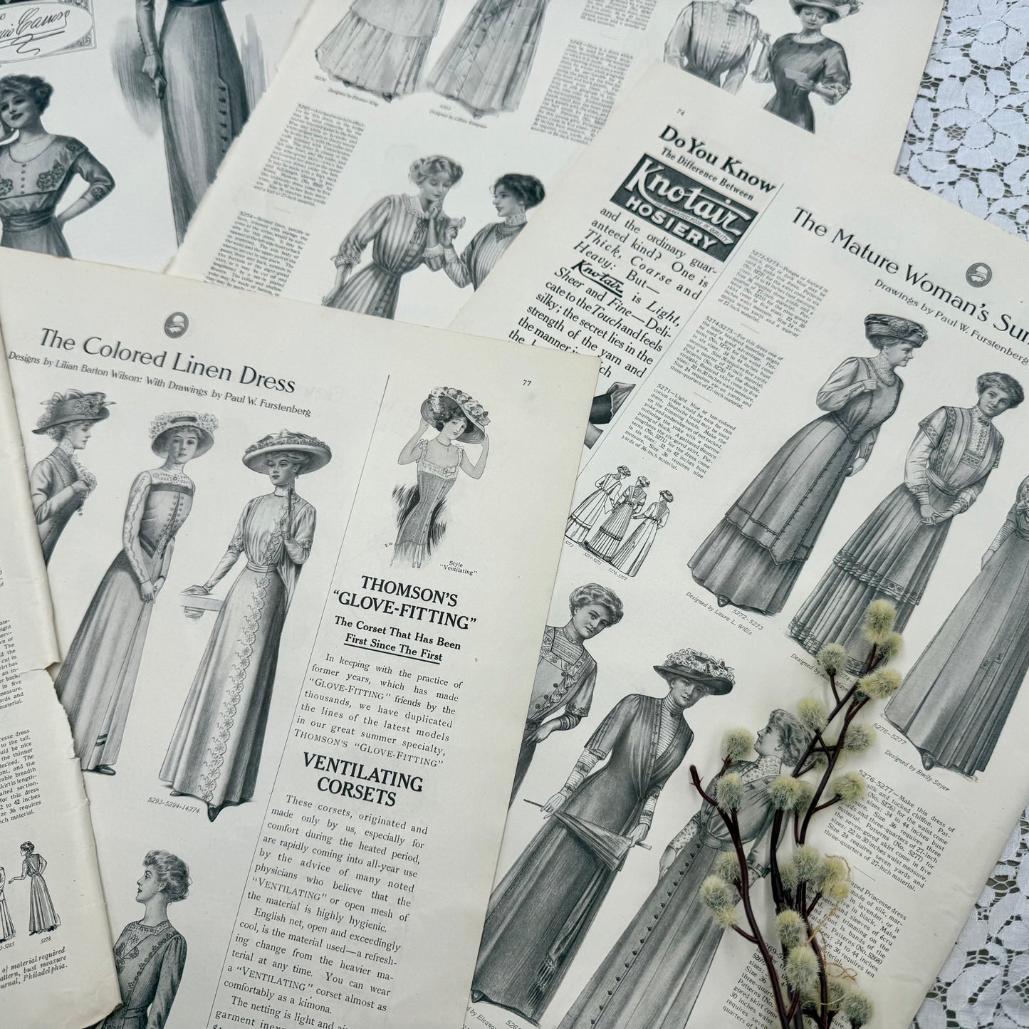 Vintage Fashion Papers