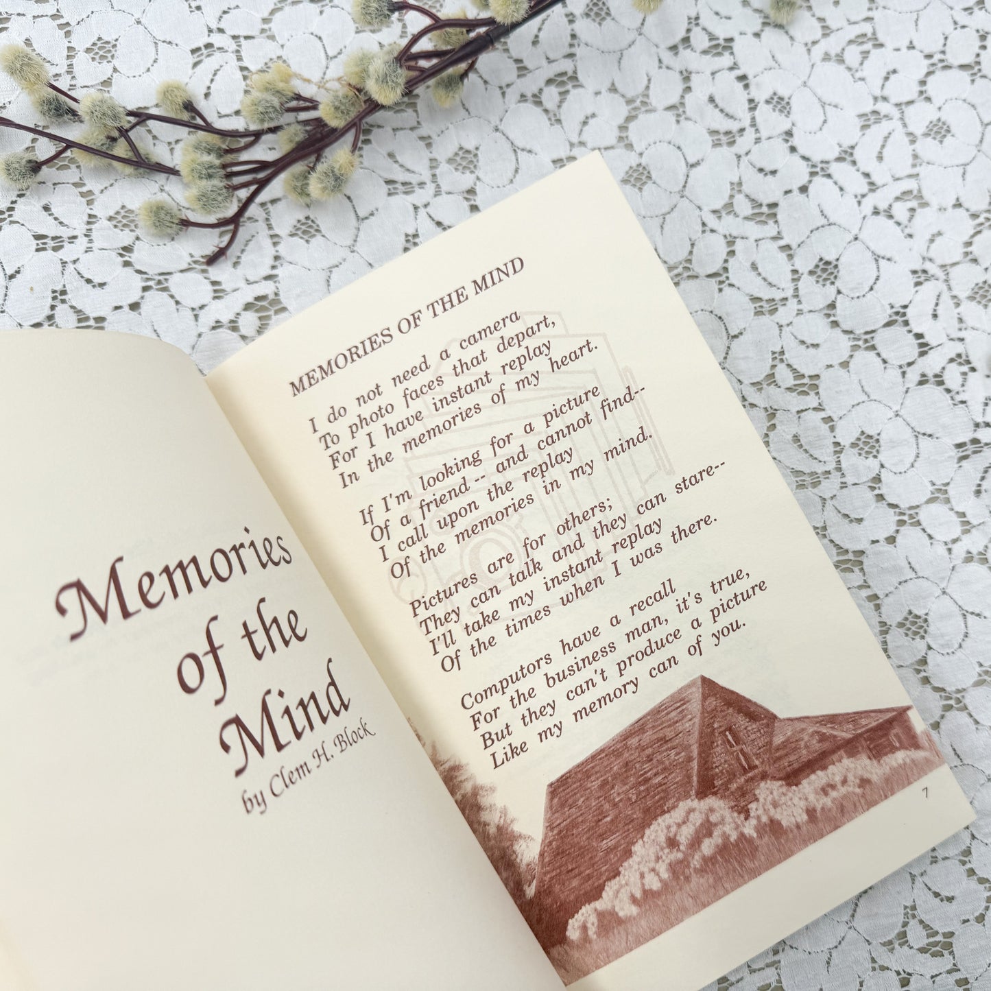 Vintage Poetry Book