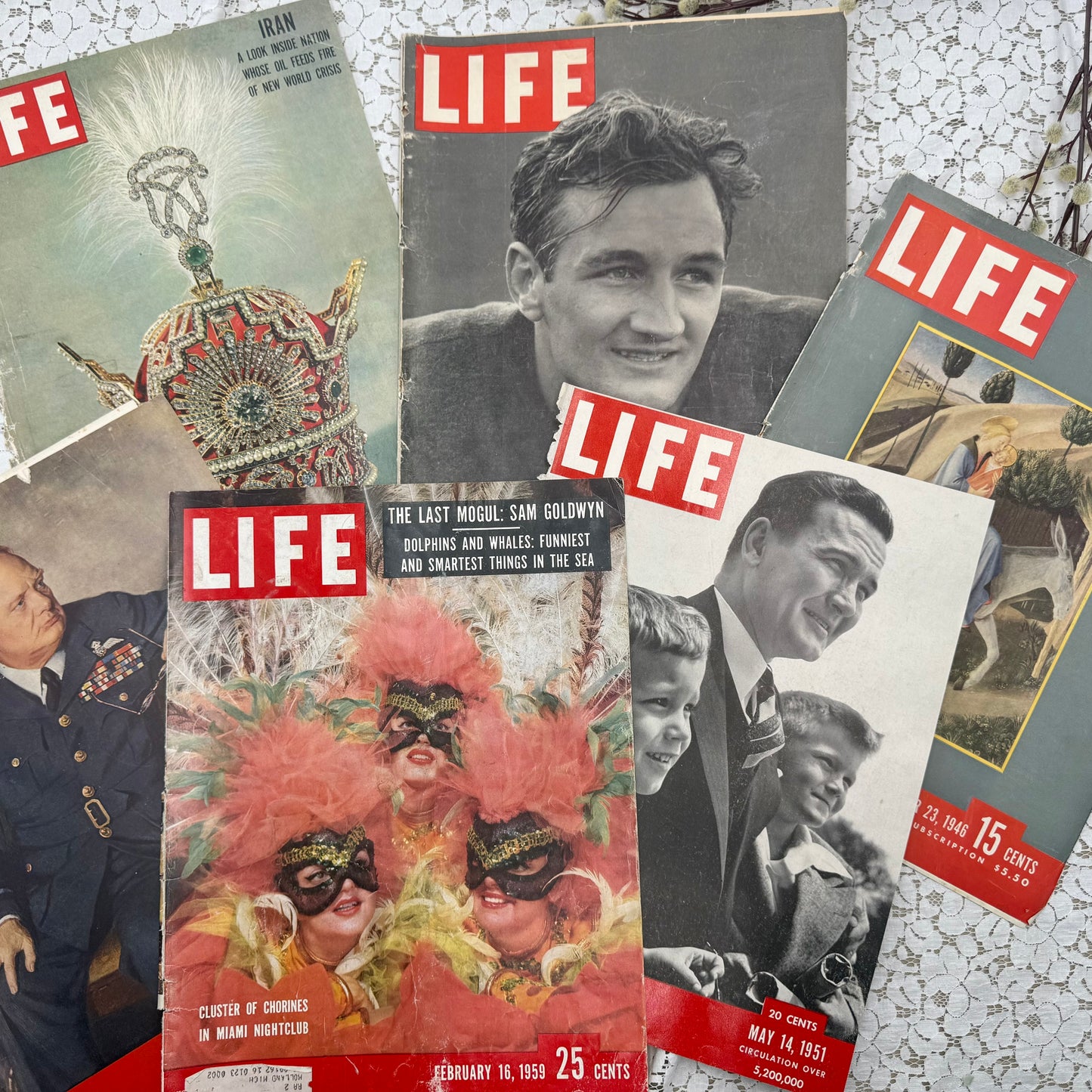 Vintage Life Magazine Covers