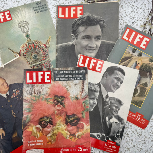 Vintage Life Magazine Covers