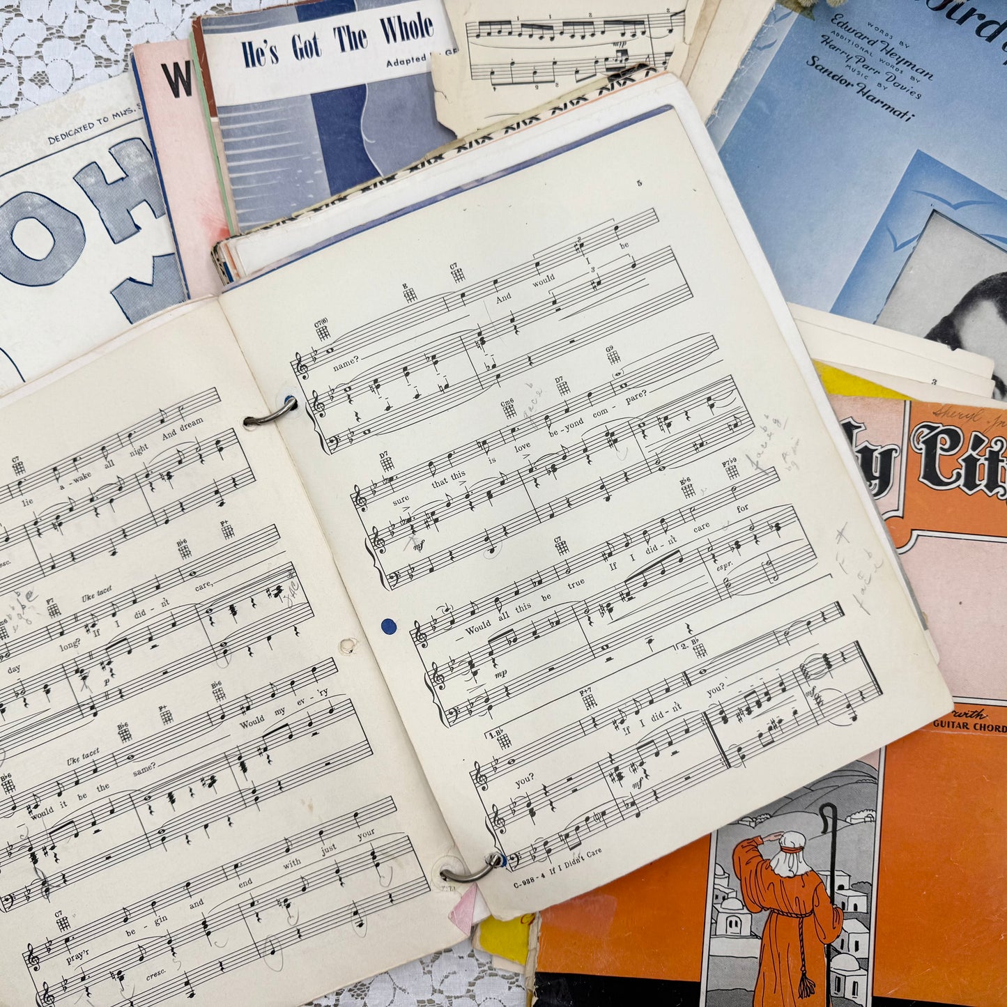 Vintage Music Sheets and Covers