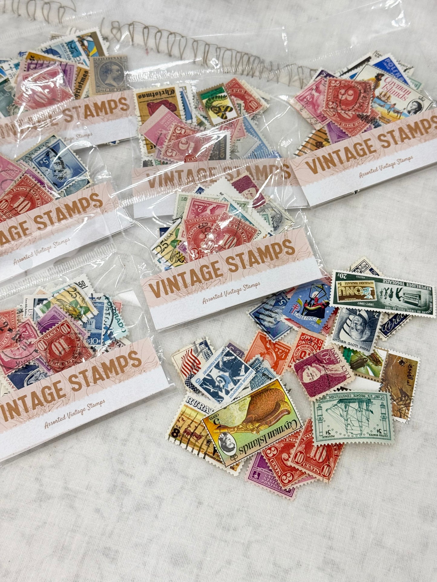 Bag of Vintage Stamps