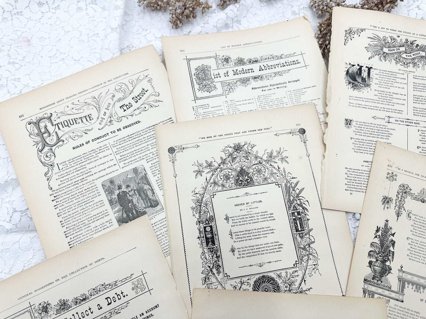 Vintage Page Set