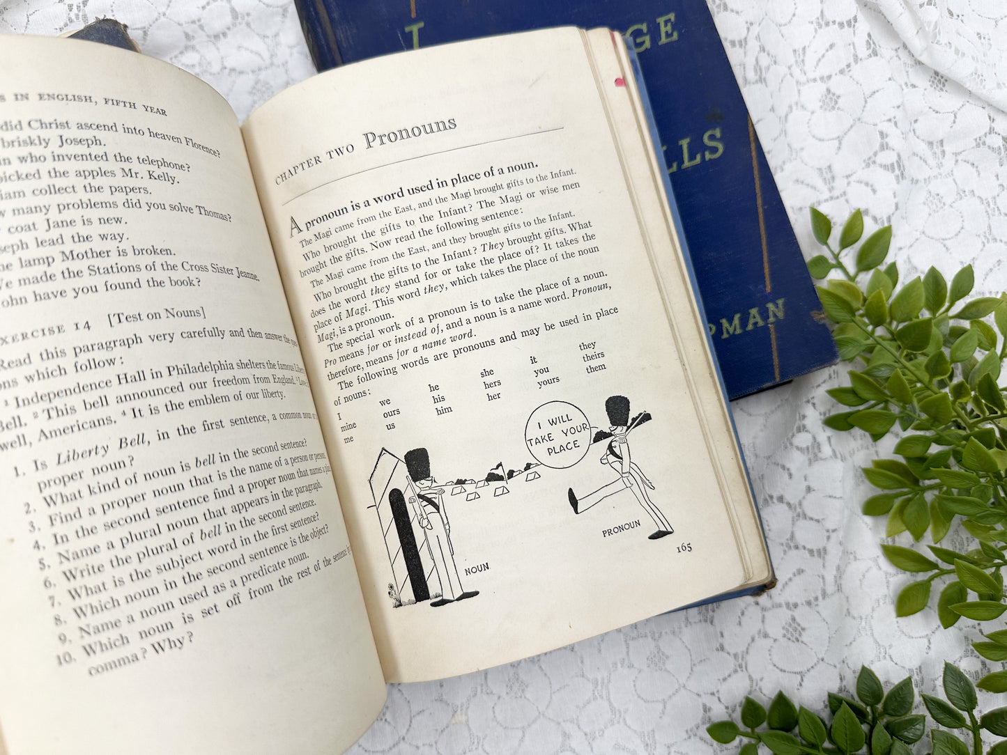 Vintage Textbooks (Set of 3)