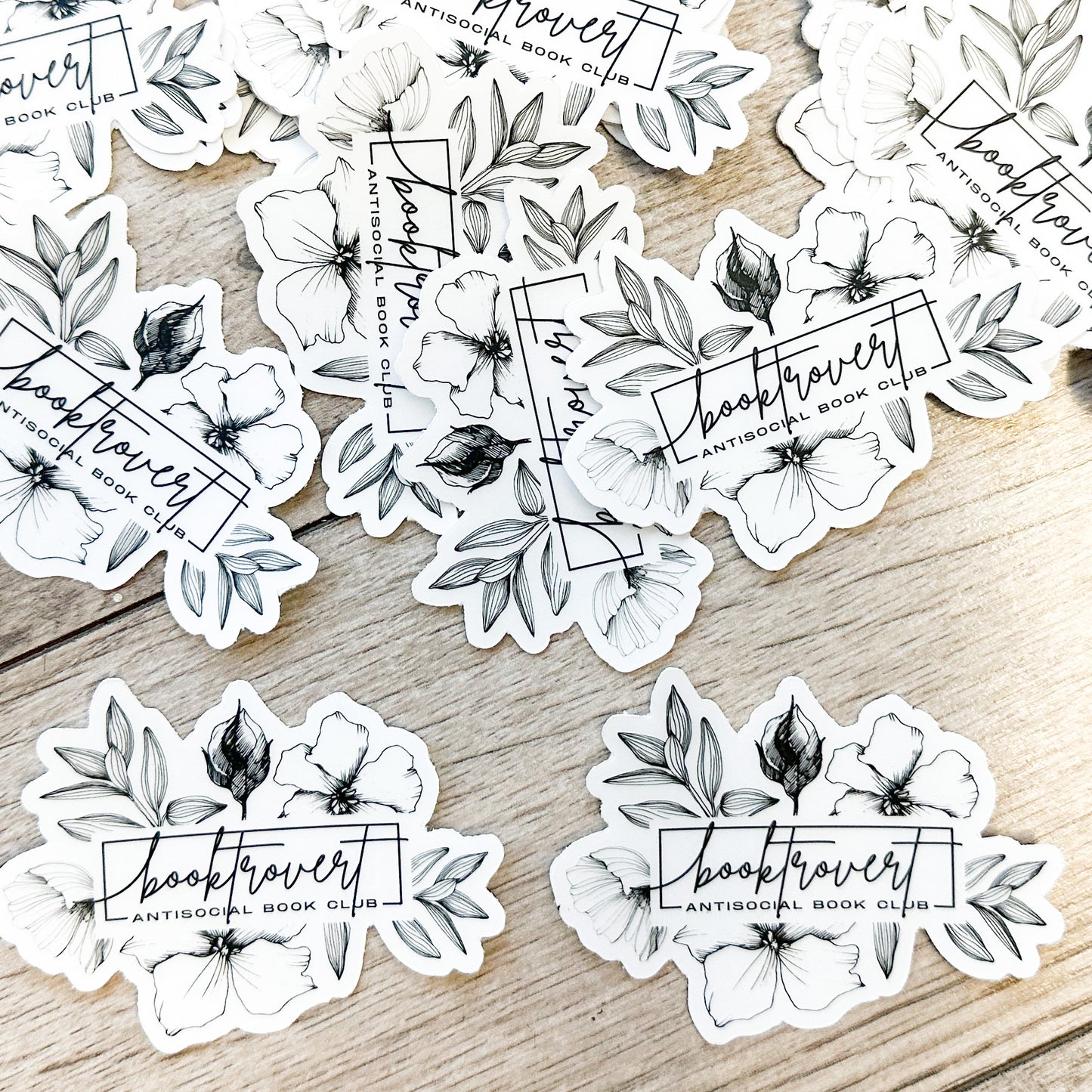 Booktrovert Sticker- Dishwasher Safe