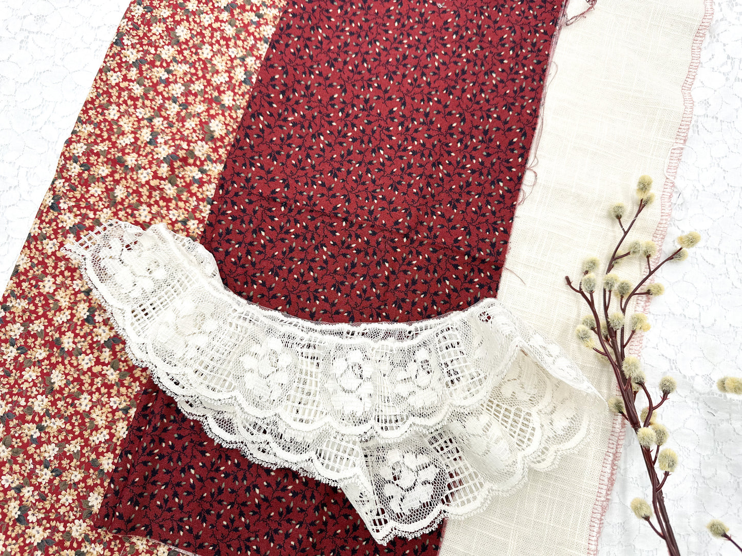 Vintage Coordinated Fabric Set
