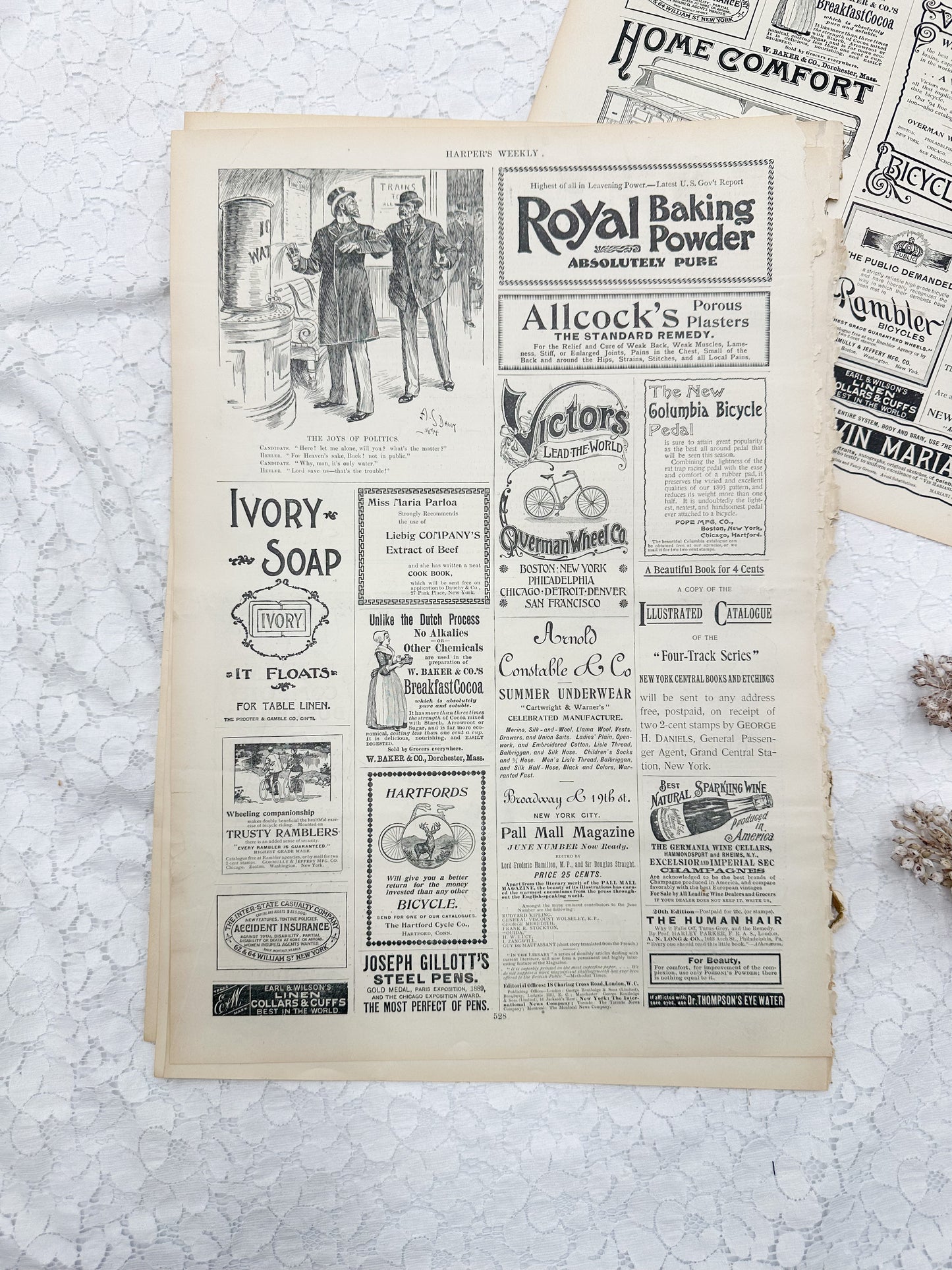 Vintage Magazine Page Set