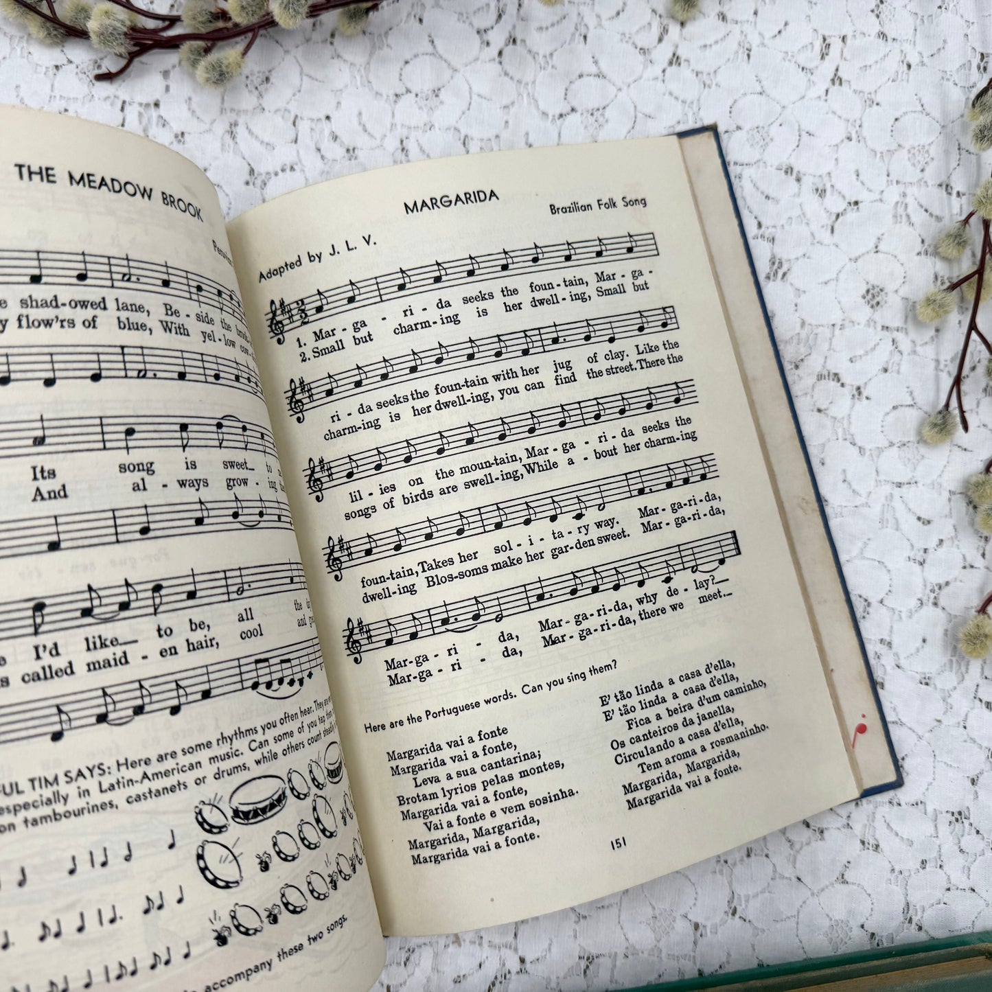 Vintage Children Music Books