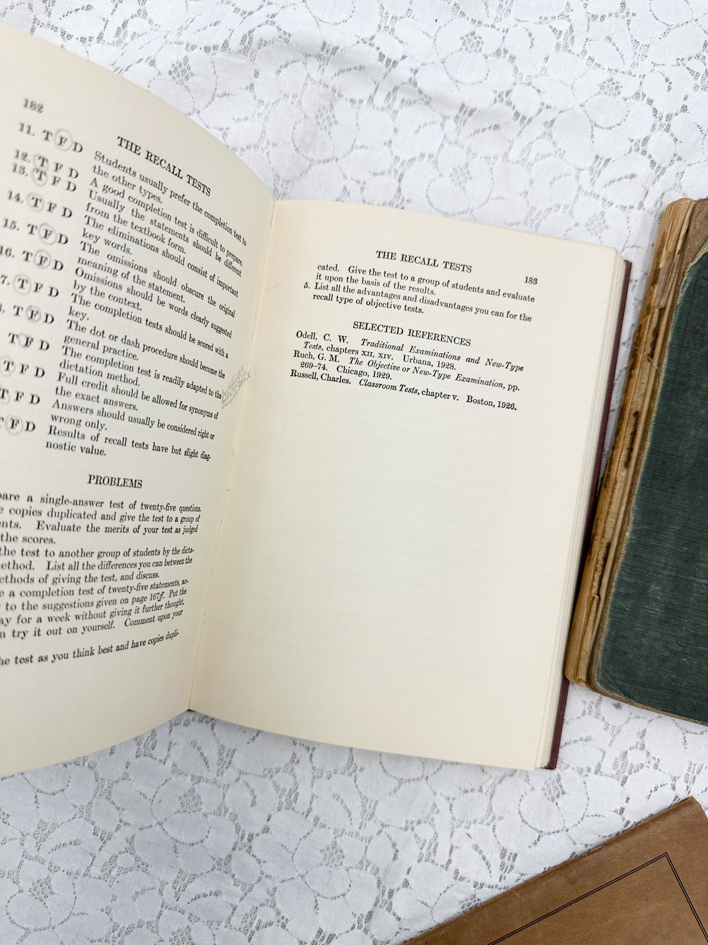 Vintage Textbook Set