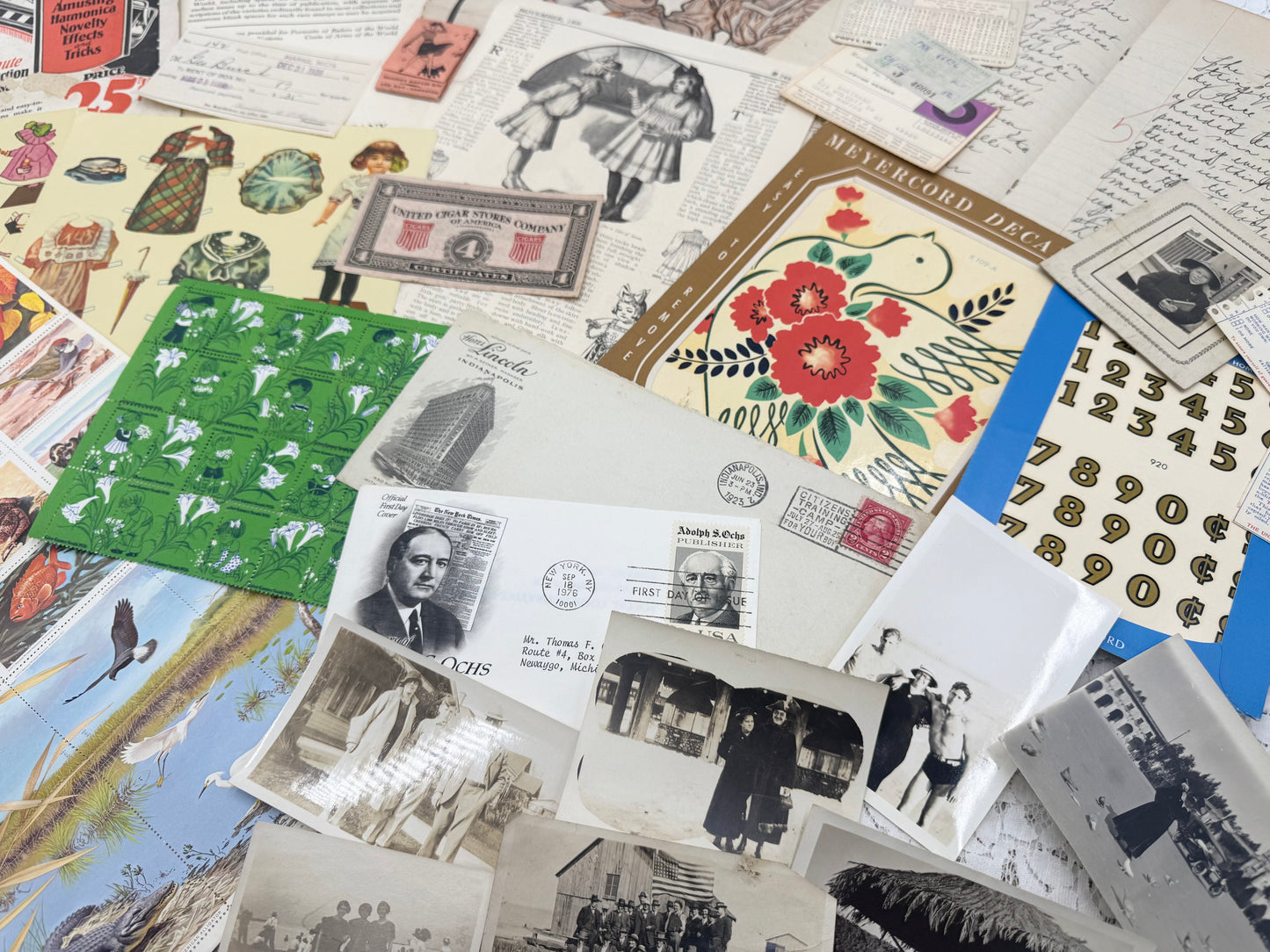 Vintage Ephemera Set