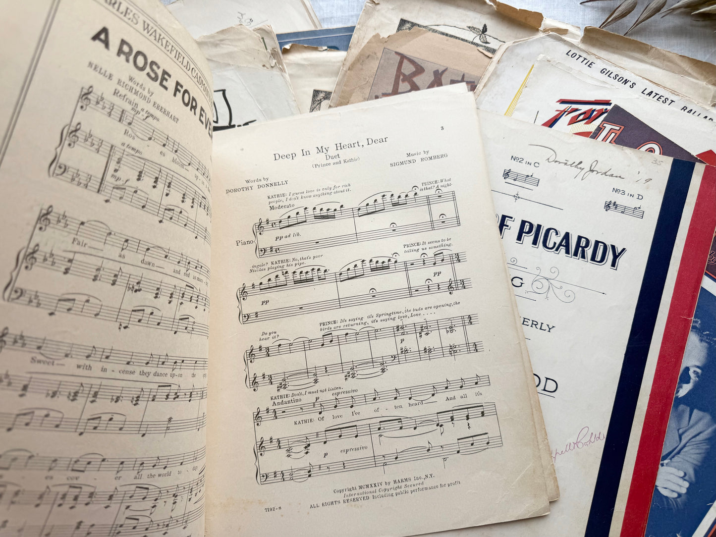 Vintage Sheet Music Collection