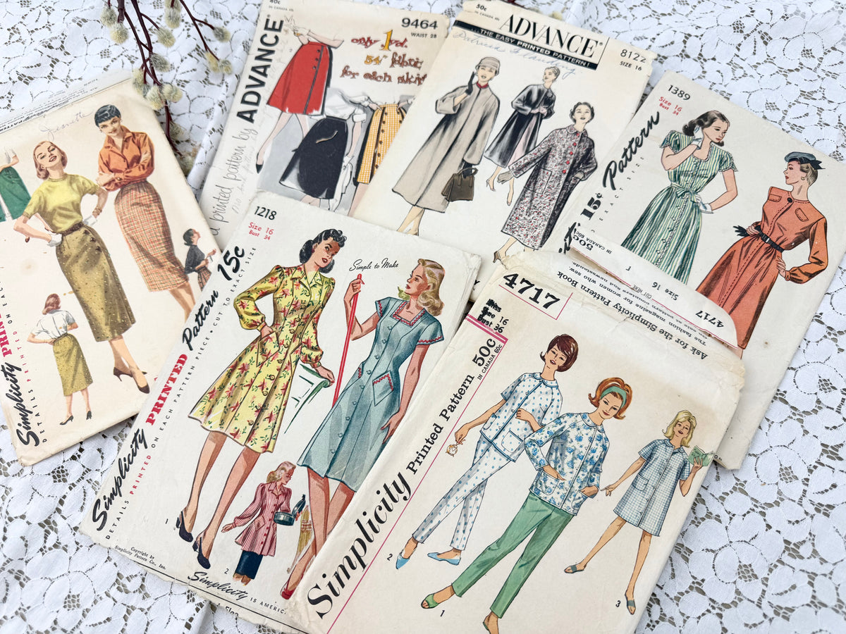 Vintage Pattern Sleeve Set