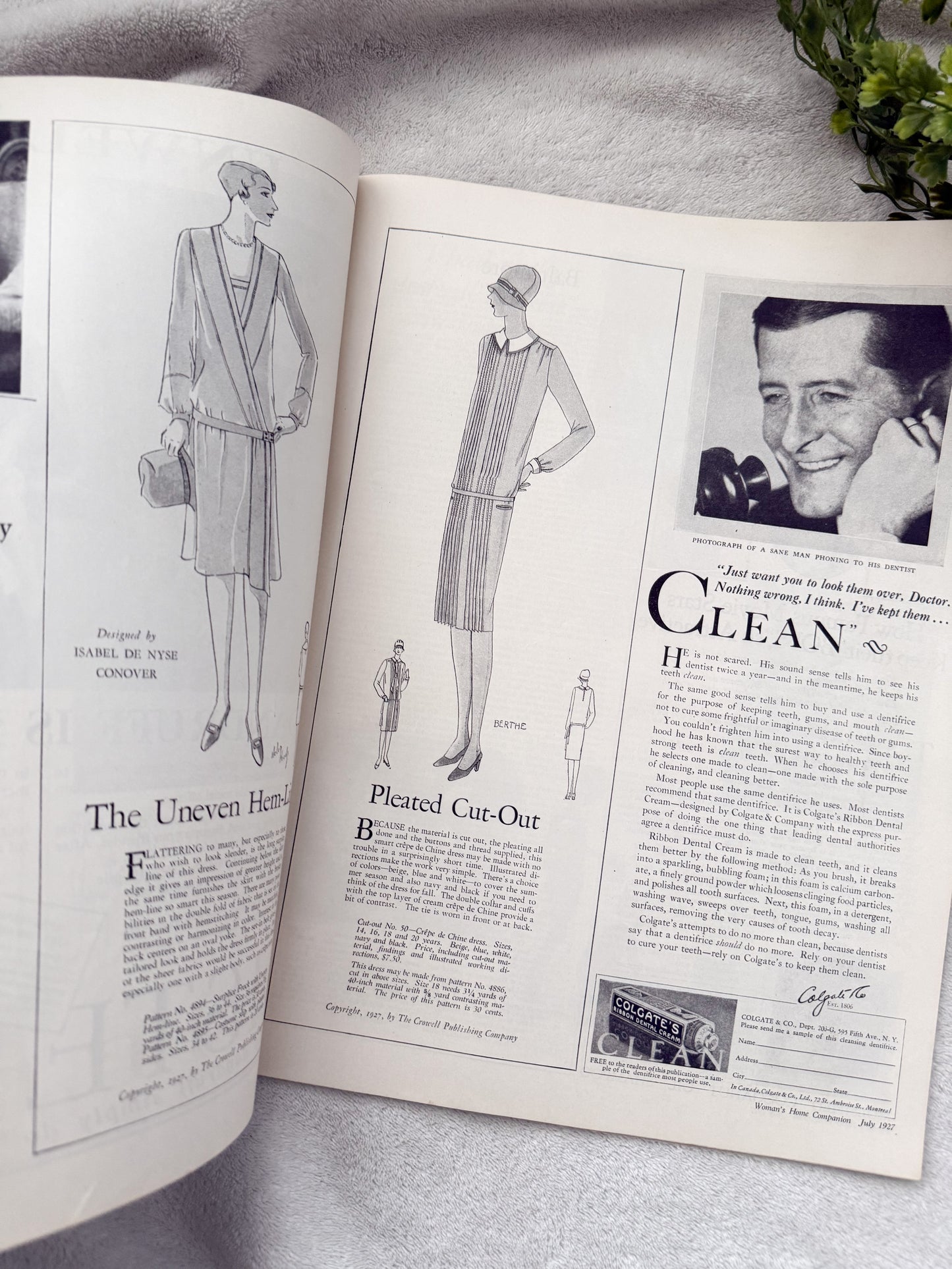 Vintage Woman's Home Companion Magazine
