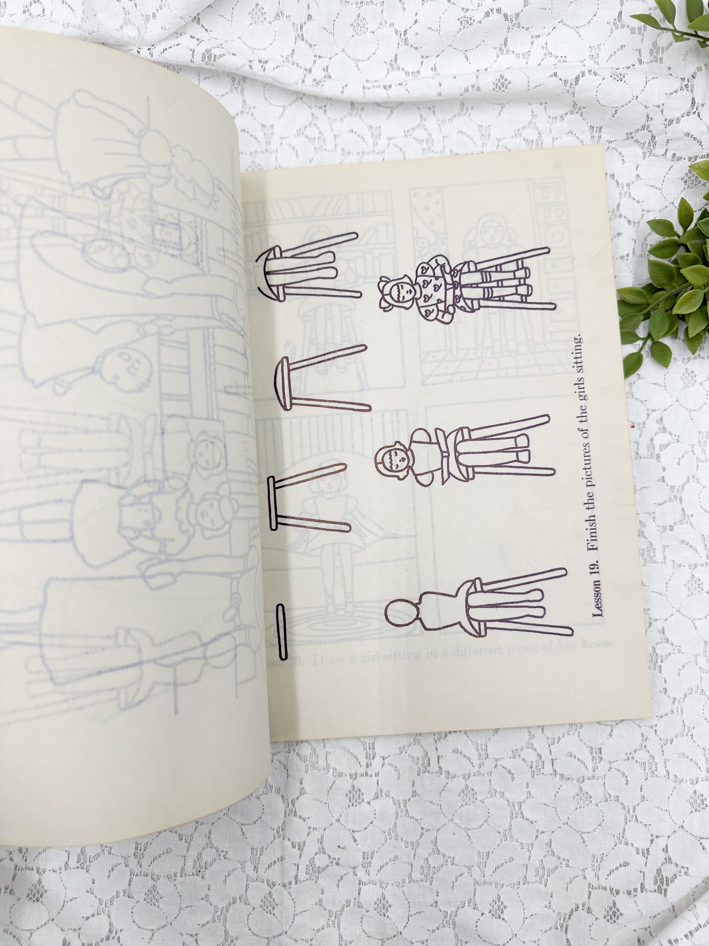Vintage Art Book with Vellum Sheets