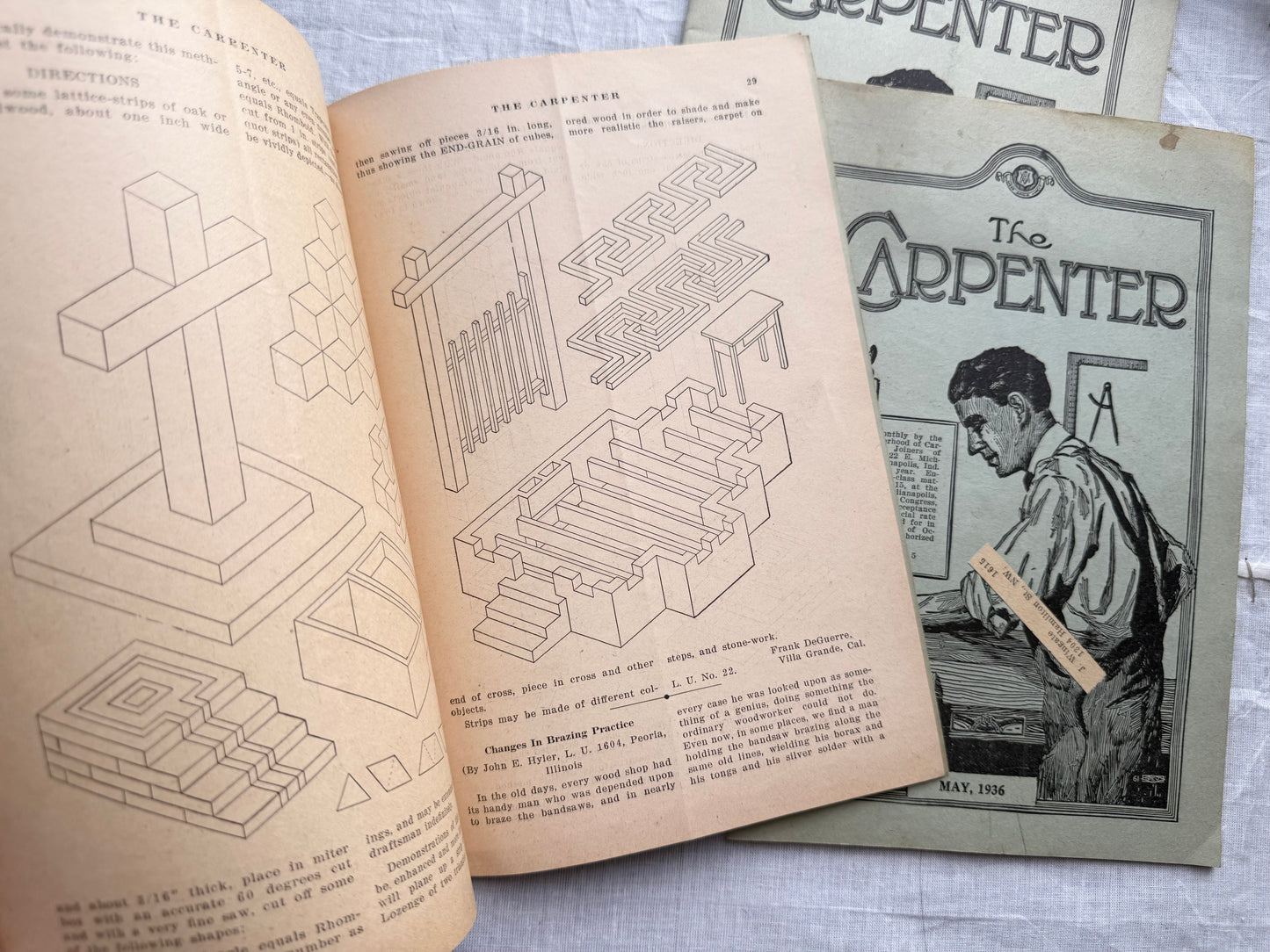 Vintage Carpenter Booklet (Set of 3)