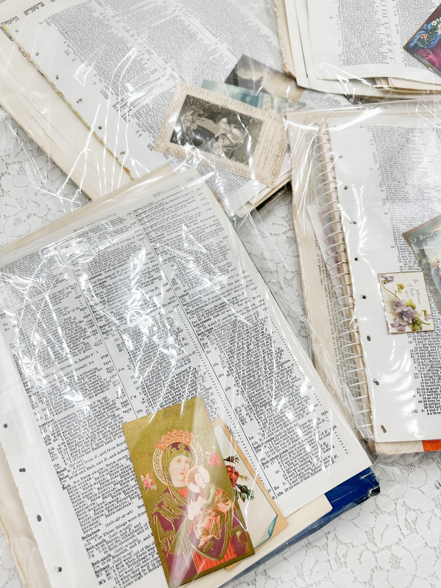 Religious Pages and Ephemera Packs