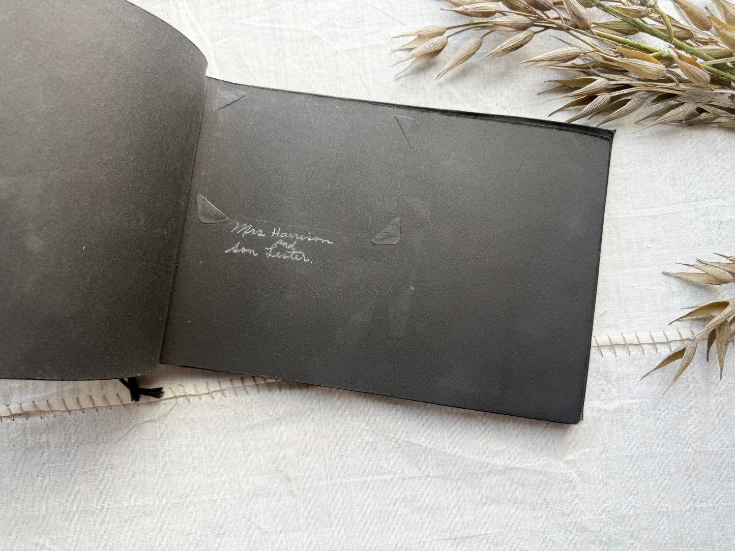 Empty Vintage Photo Album