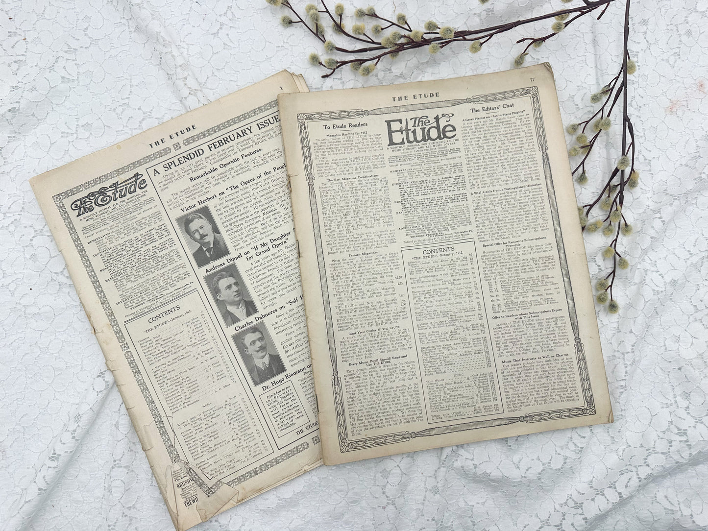 Vintage Etude Magazine Set