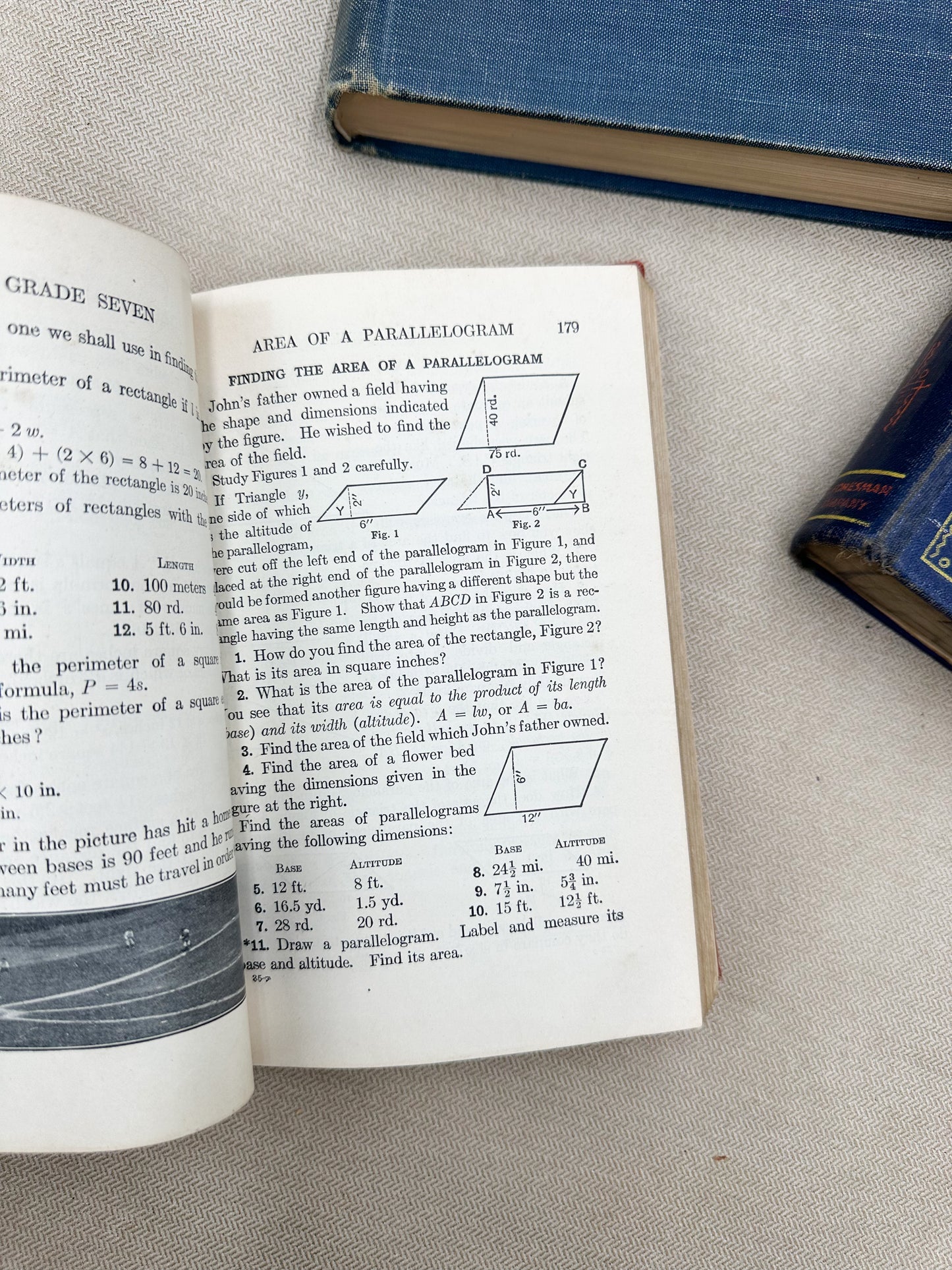 Set of Vintage School Books