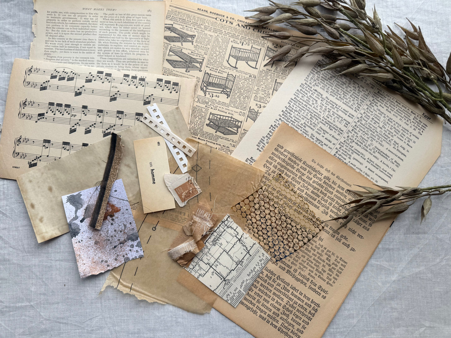 Collage Prompt Kit- Floral
