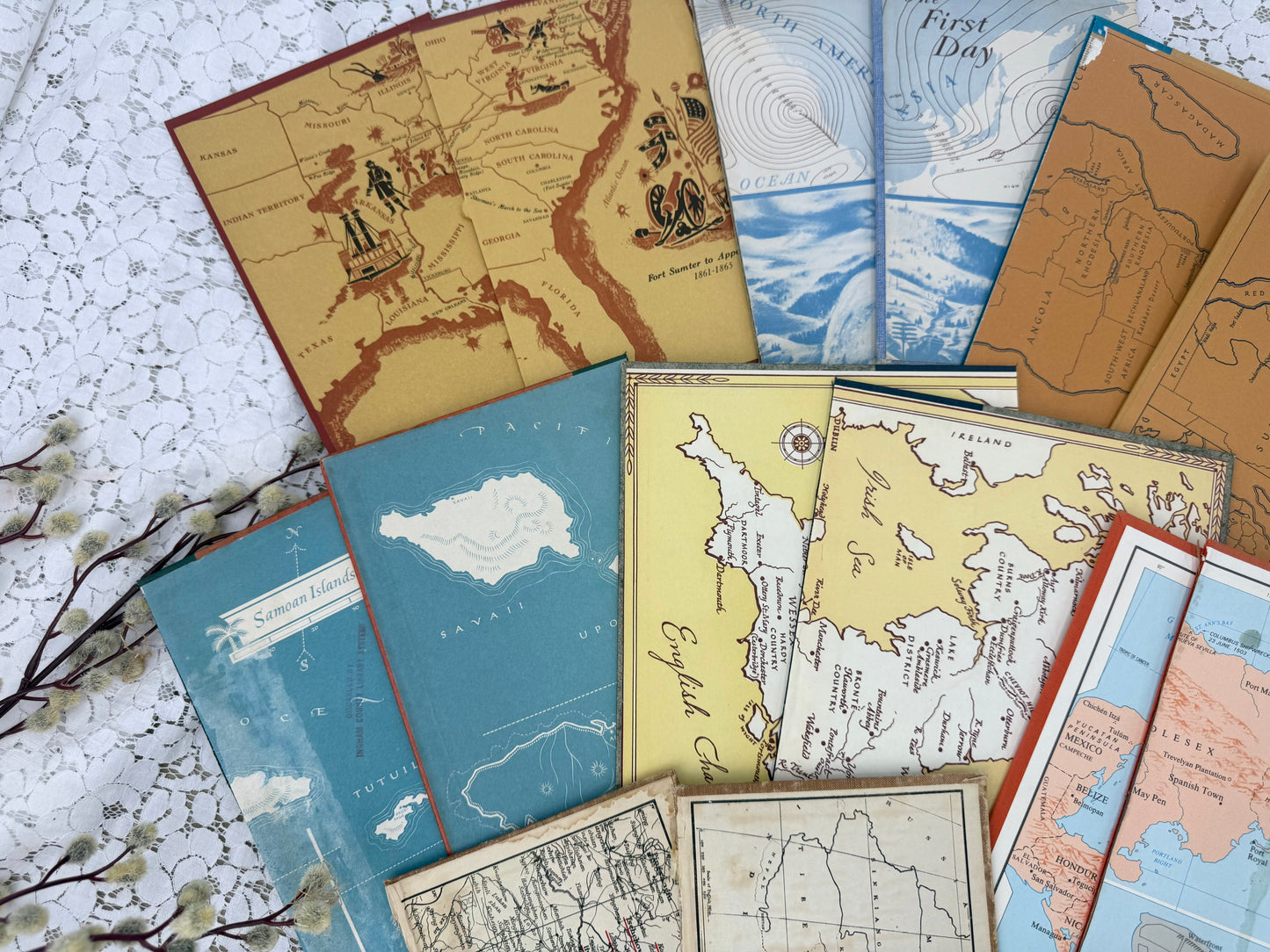 Set of Map Book Boards