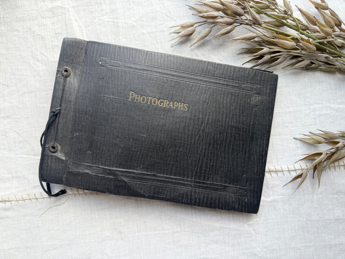 Empty Vintage Photo Album