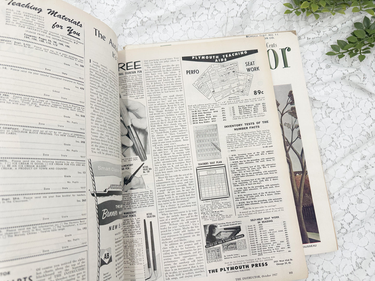 Vintage Instructor Magazine (Set of 2)