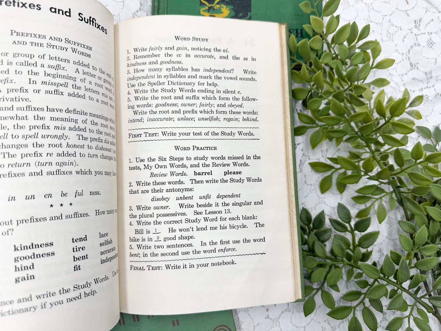 Vintage Textbooks (Set of 3)