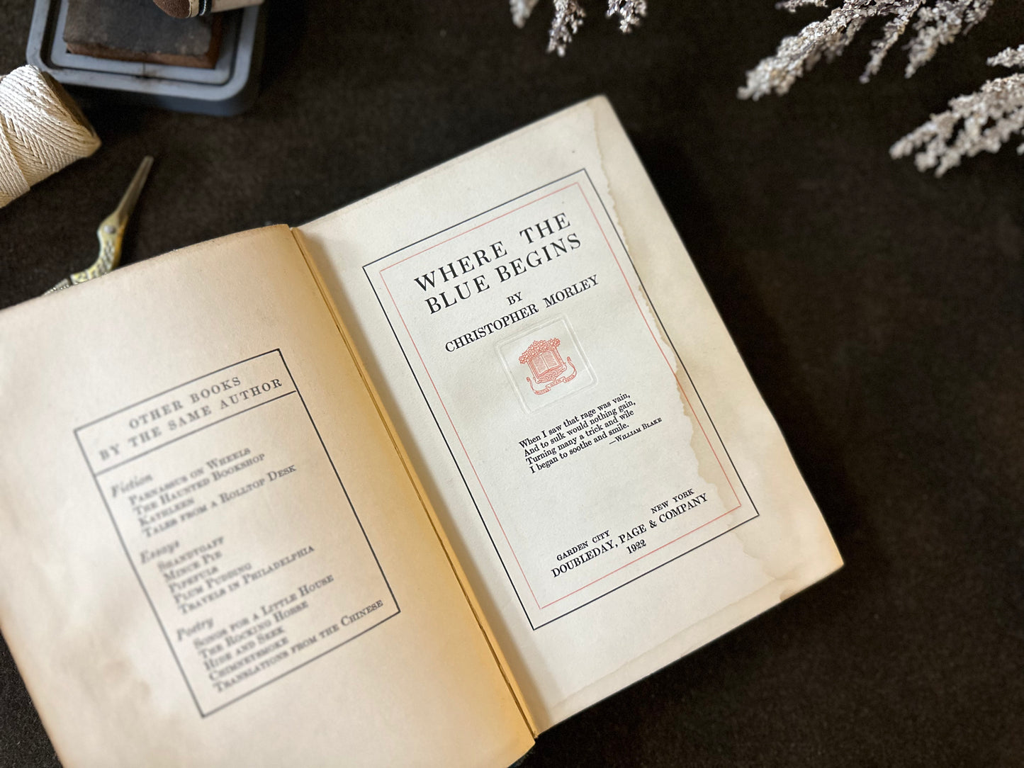 Beautiful Vintage Book