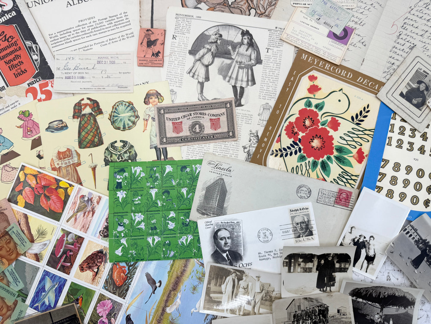 Vintage Ephemera Set