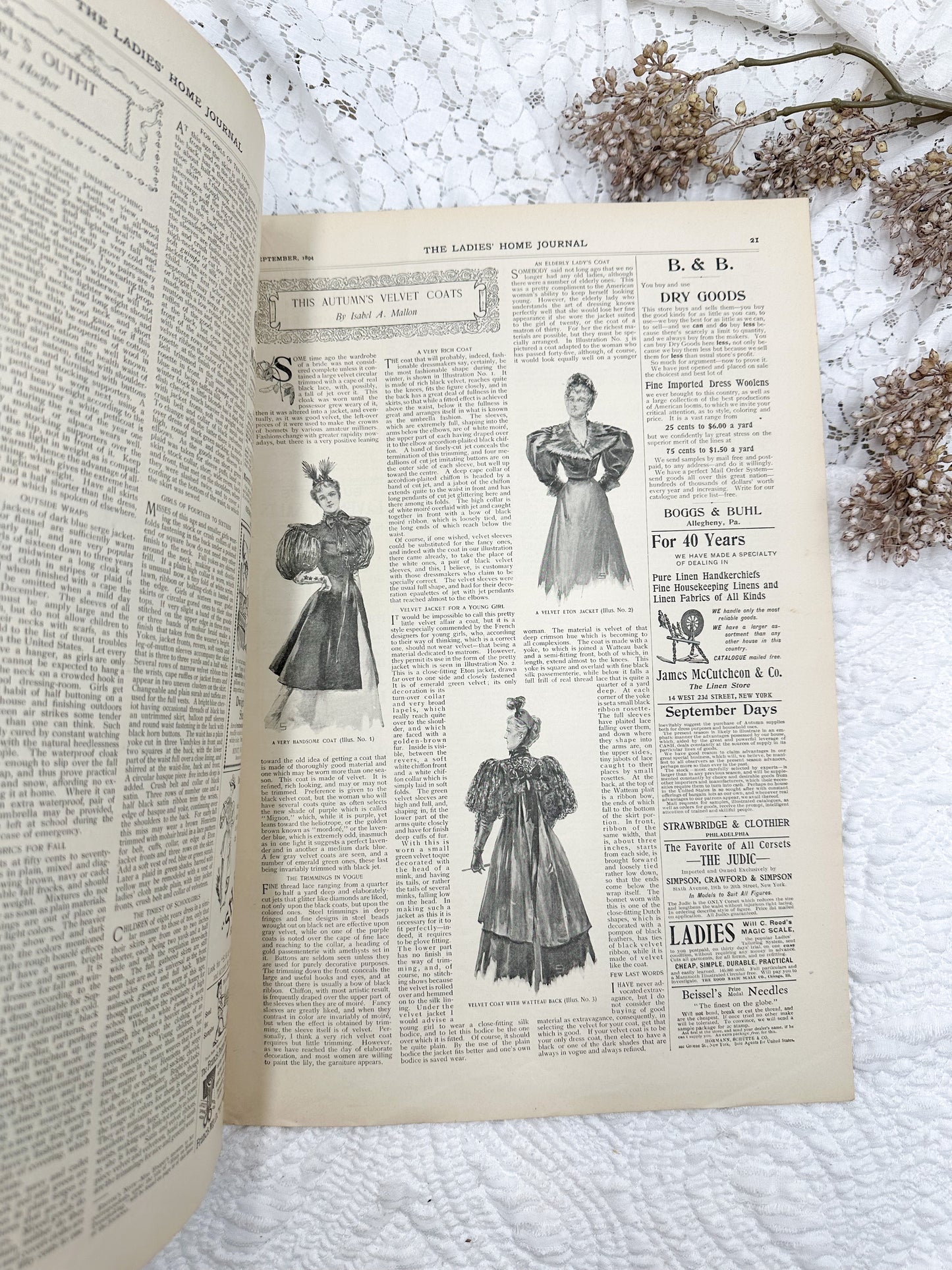 1894 Ladies Home Journal Magazine