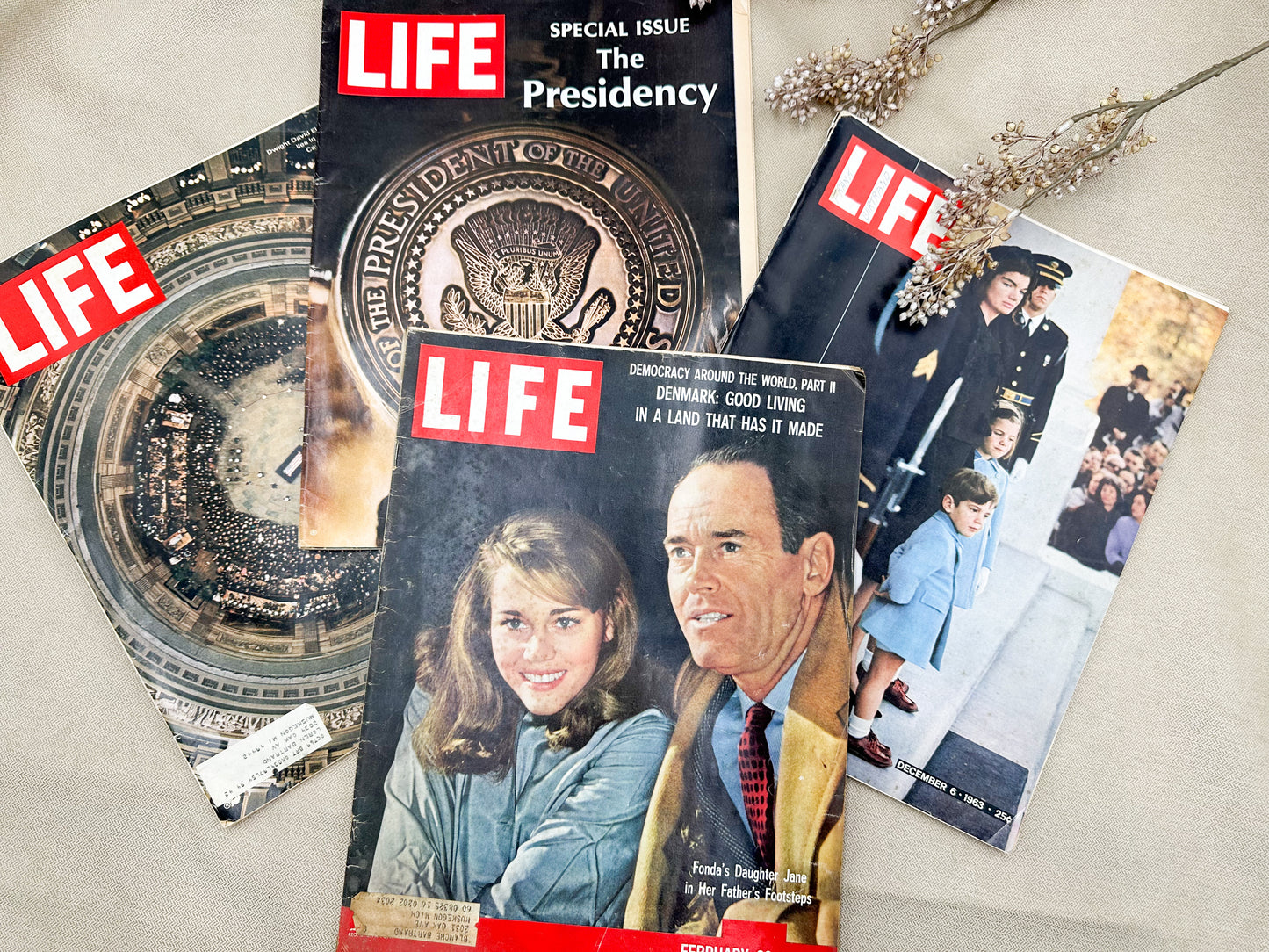 Set of 4 Life Magazines
