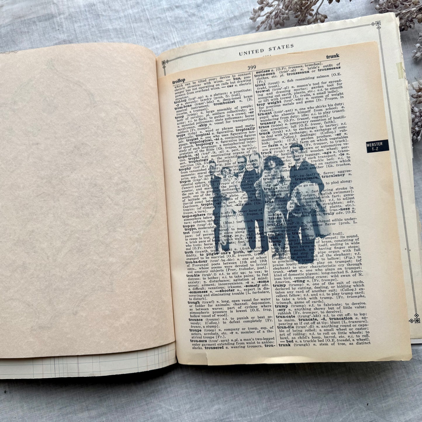 Vintage Mixed Media Journal- 9x12 inches