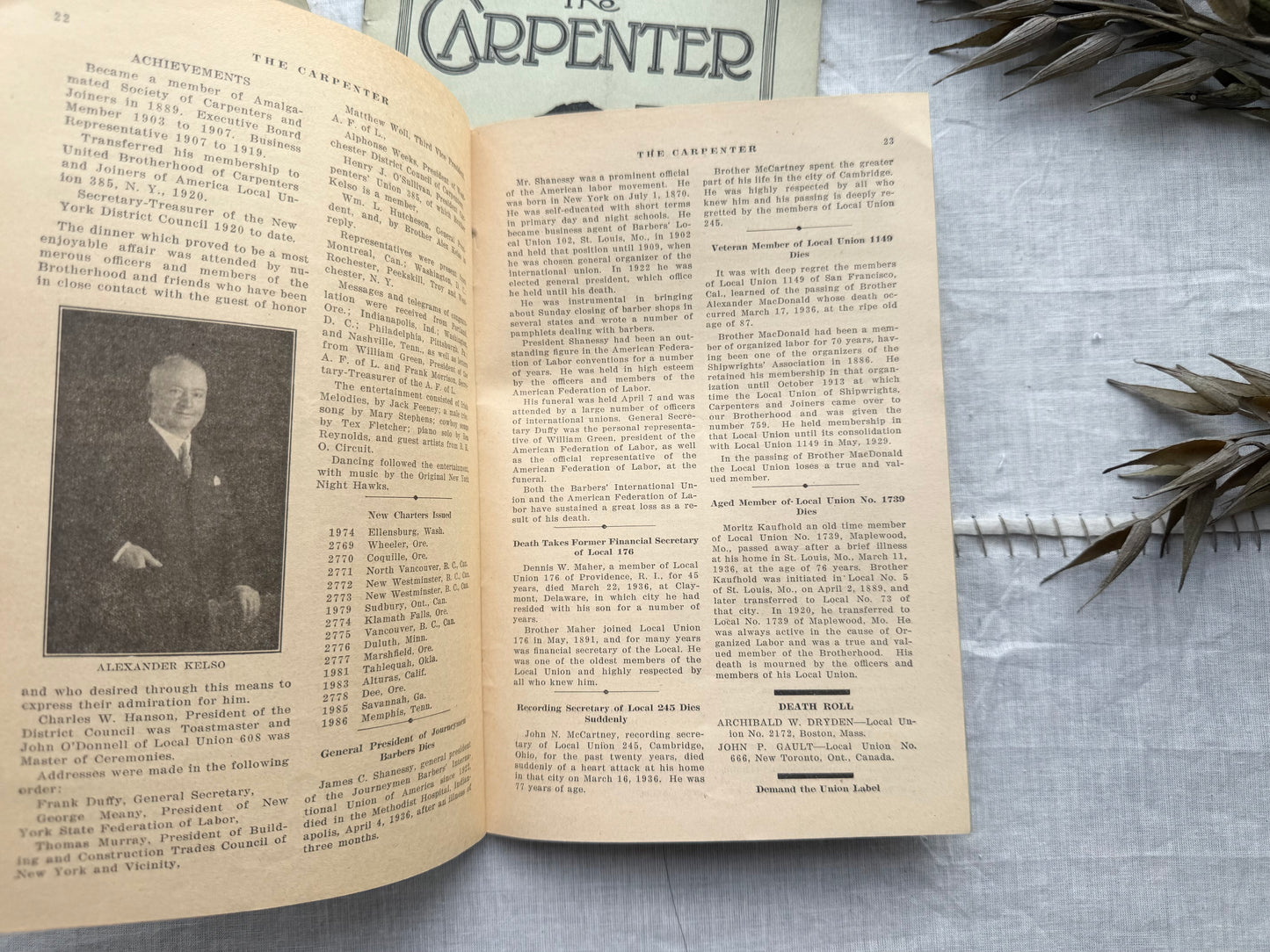 Vintage Carpenter Booklet (Set of 3)