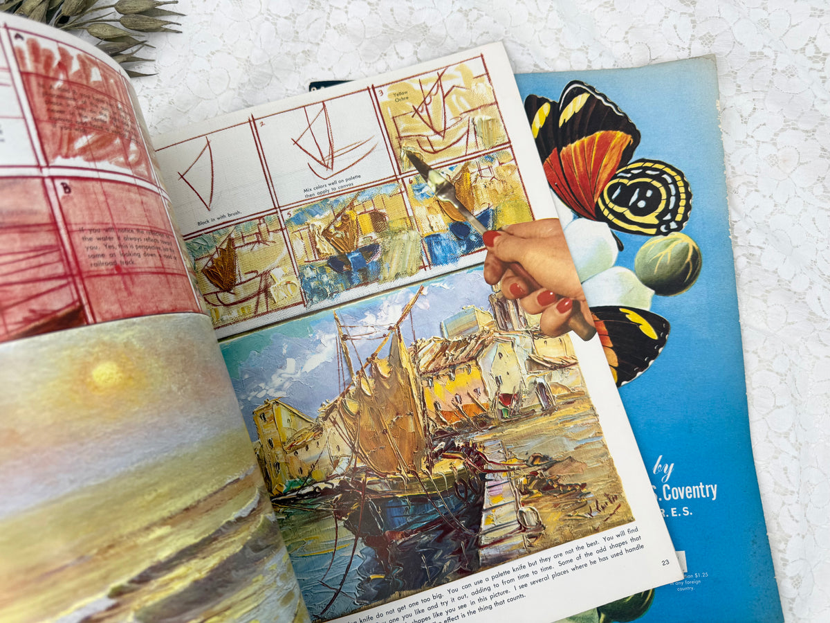 Vintage Art Book Set