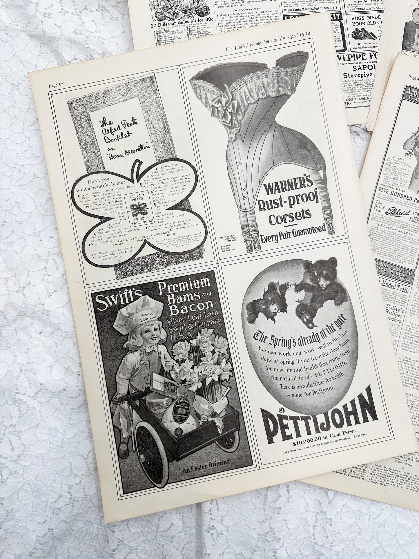 Vintage Magazine Page Set