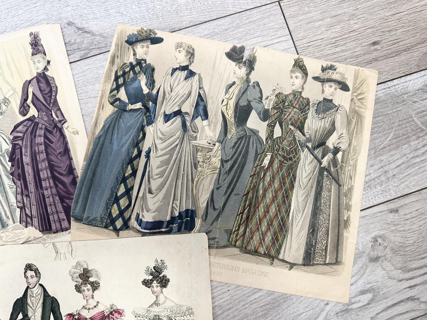 Vintage Fashion Prints (Set of 3)